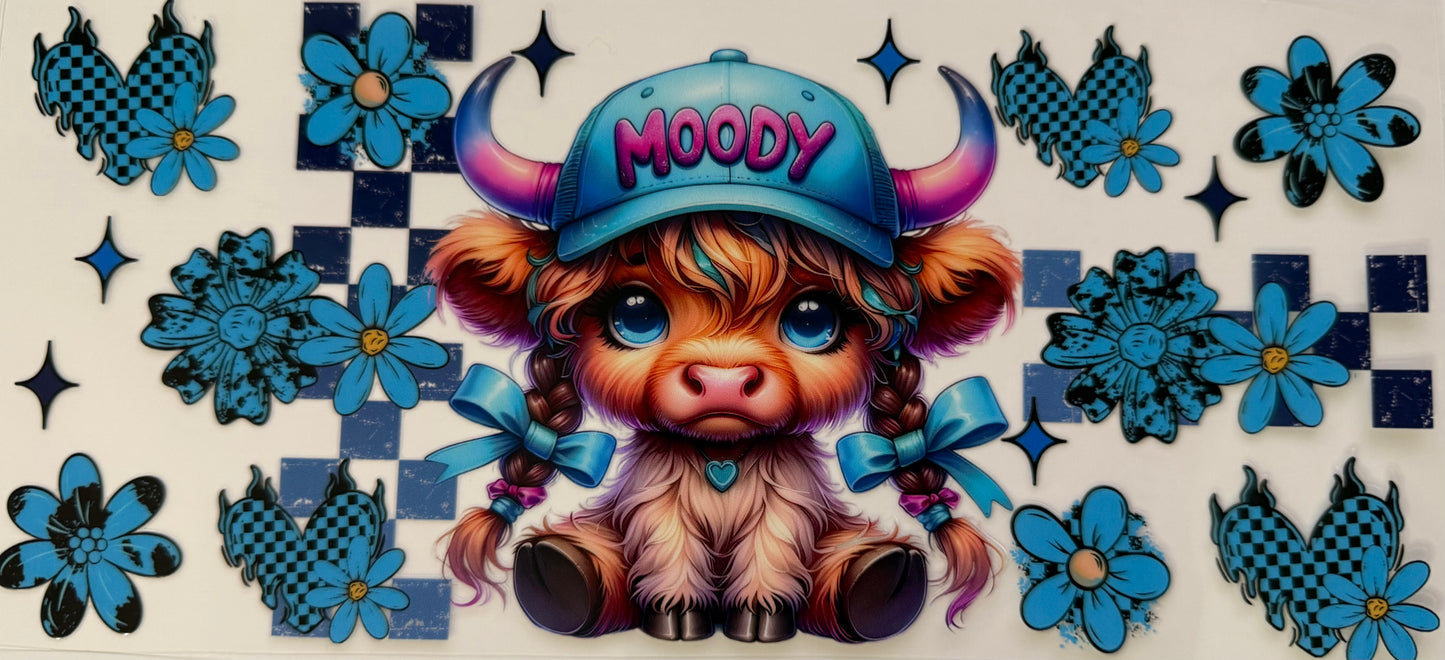 Highland cow moody