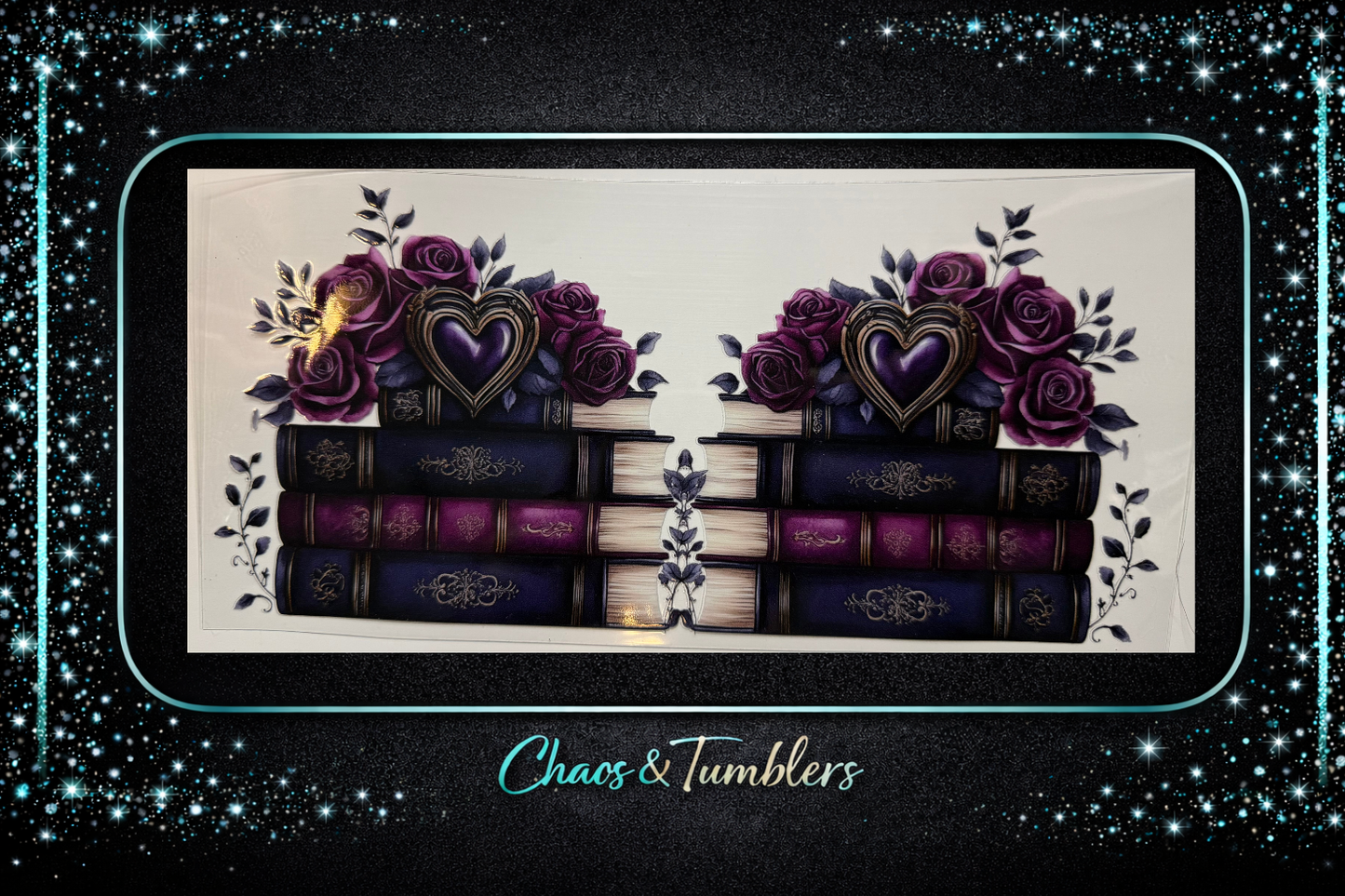 Books and roses