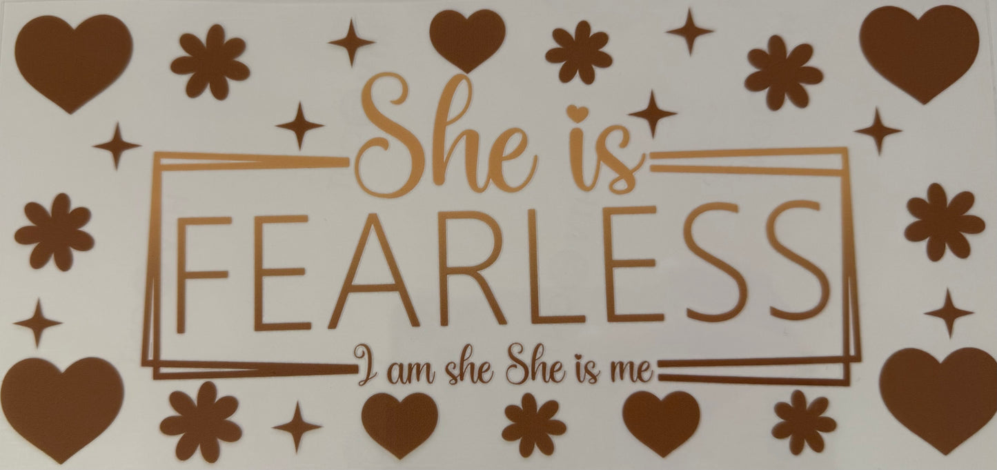 She is fearless