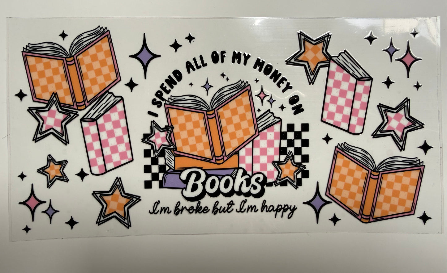 Spend all my money on books
