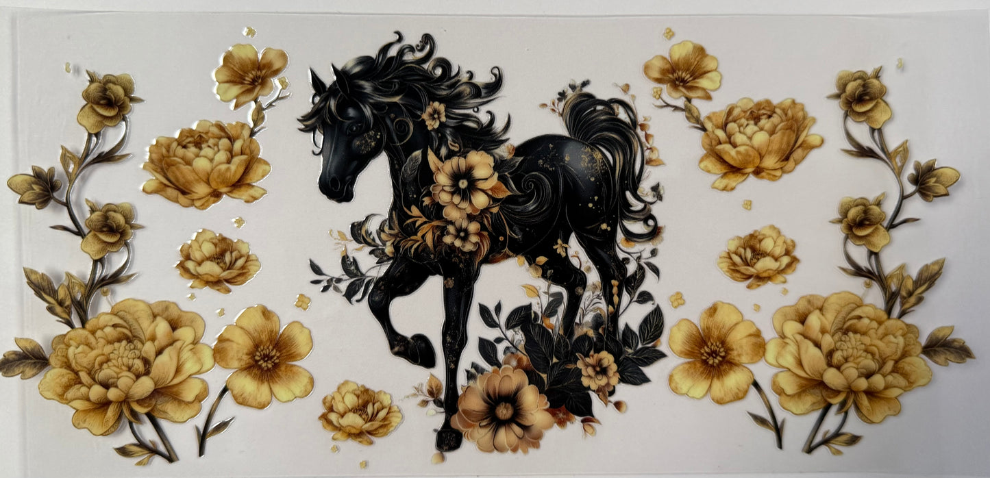 Black horse