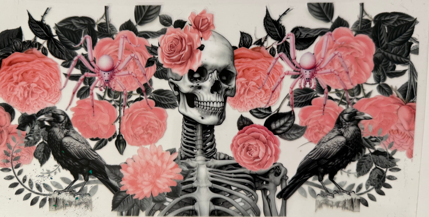 Skeleton & roses