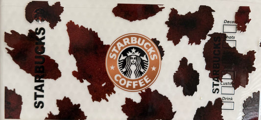 Starbies cow print