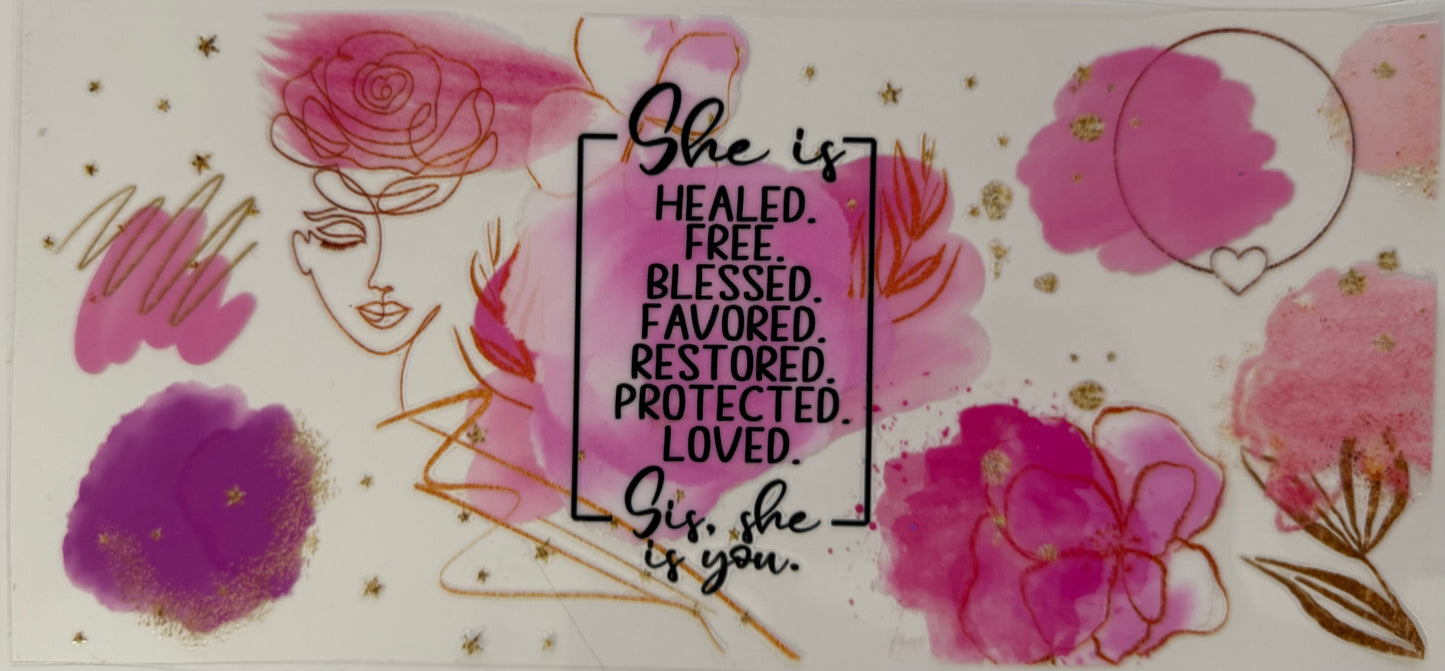 She is healed
