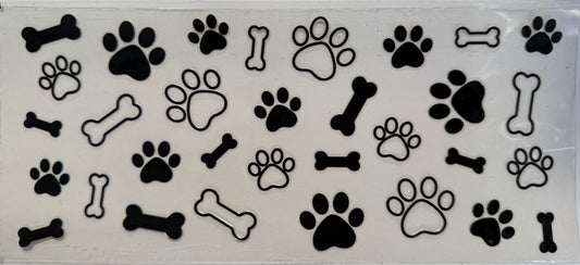 Dog bones & paws